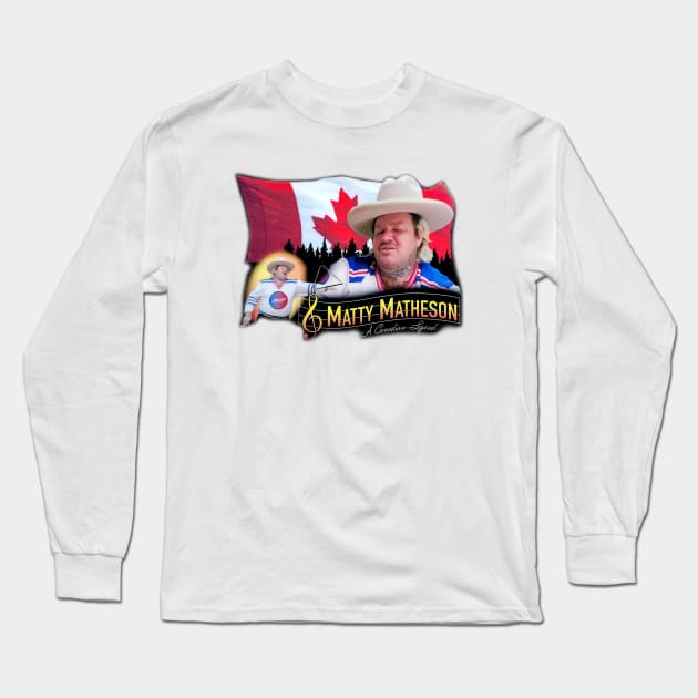 Matty Chef Canada Matheson COUNTRY Long Sleeve T-Shirt by Loweryo Judew